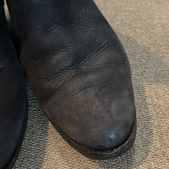 Alexandro Spain Black Leather Boots Size 39/8 (TD) - Picture 3 of 10